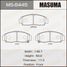Masuma MS8445 Колодки тормозные | перед | - 1