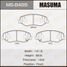 Masuma MS-8485 Колодки тормозные дисковые | перед | - 1