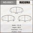 Masuma MS8901 Колодки тормозные | перед | - 1