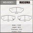 Masuma MS-9301 Колодки тормозные дисковые | перед | - 1