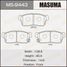 Masuma MS-9443 Колодки тормозные дисковые | перед | - 1