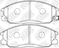 NIBK PN0103 Колодки тормозные дисковые | перед | - 1
