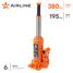 AIRLINE AJ-B-06K Домкрат бутылочный 6т в кейсе (min - 200 мм, MAX - 405 мм) - 2
