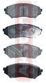 Akyoto AKD-1202 Колодки тормозные дисковые передние - 1