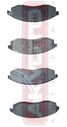 Akyoto AKD-2824 Колодки тормозные дисковые передние - 1