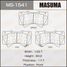 Masuma MS1541 Колодки тормозные | перед | - 1