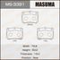 Masuma MS3391 Колодки тормозные | зад | - 1