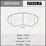 Masuma MS-5459 Колодки тормозные дисковые | перед | - 1