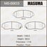 Masuma MS-8903 Колодки тормозные дисковые | перед | - 1