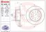 Brembo 08.A459.10 Диск тормозной Standard | зад | - 1