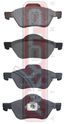 Akyoto AKD-0204 Колодки тормозные дисковые передние - 1