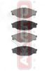 Akyoto AKD-1227L Колодки тормозные дисковые - 2