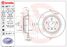 Brembo 08.6917.11 Диск тормозной UV Coated | зад | - 2