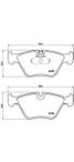 Brembo P 06 022 Колодки тормозные дисковые | зад | - 1