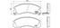 Brembo P 54 017 Колодки тормозные дисковые | перед | - 1