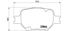 Brembo P 83 054 Колодки тормозные дисковые | зад | - 1