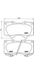 Brembo P 83 102 Колодки тормозные дисковые | перед | - 1