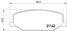 Brembo P 79 001 Колодки тормозные дисковые | перед | - 1