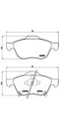Brembo P 83 043 Колодки тормозные дисковые | перед | - 1