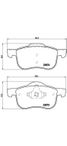 Brembo P 86 016 Колодки тормозные дисковые | перед | - 1