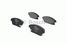 Bosch 0 986 494 434 Комплект тормозных колодок, дисковый тормоз | перед | - 1